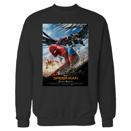 Your spiderman homecoming superhero crewneck sweatshirt just got an update. This super comfortable and lighter weight crewneck will become your favorite go-to sweatshirt. The cozy spandex cuffs and waistband make this pill-resistant sweatshirt a fan favorite.And your group will look and feel their best in this premium ringspun cotton crew.